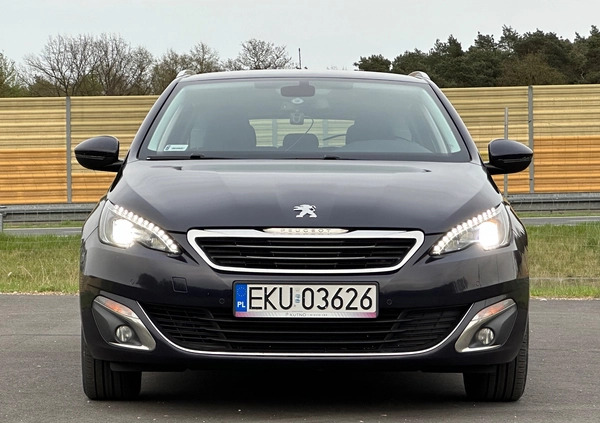 Peugeot 308 cena 39900 przebieg: 206000, rok produkcji 2016 z Kutno małe 106